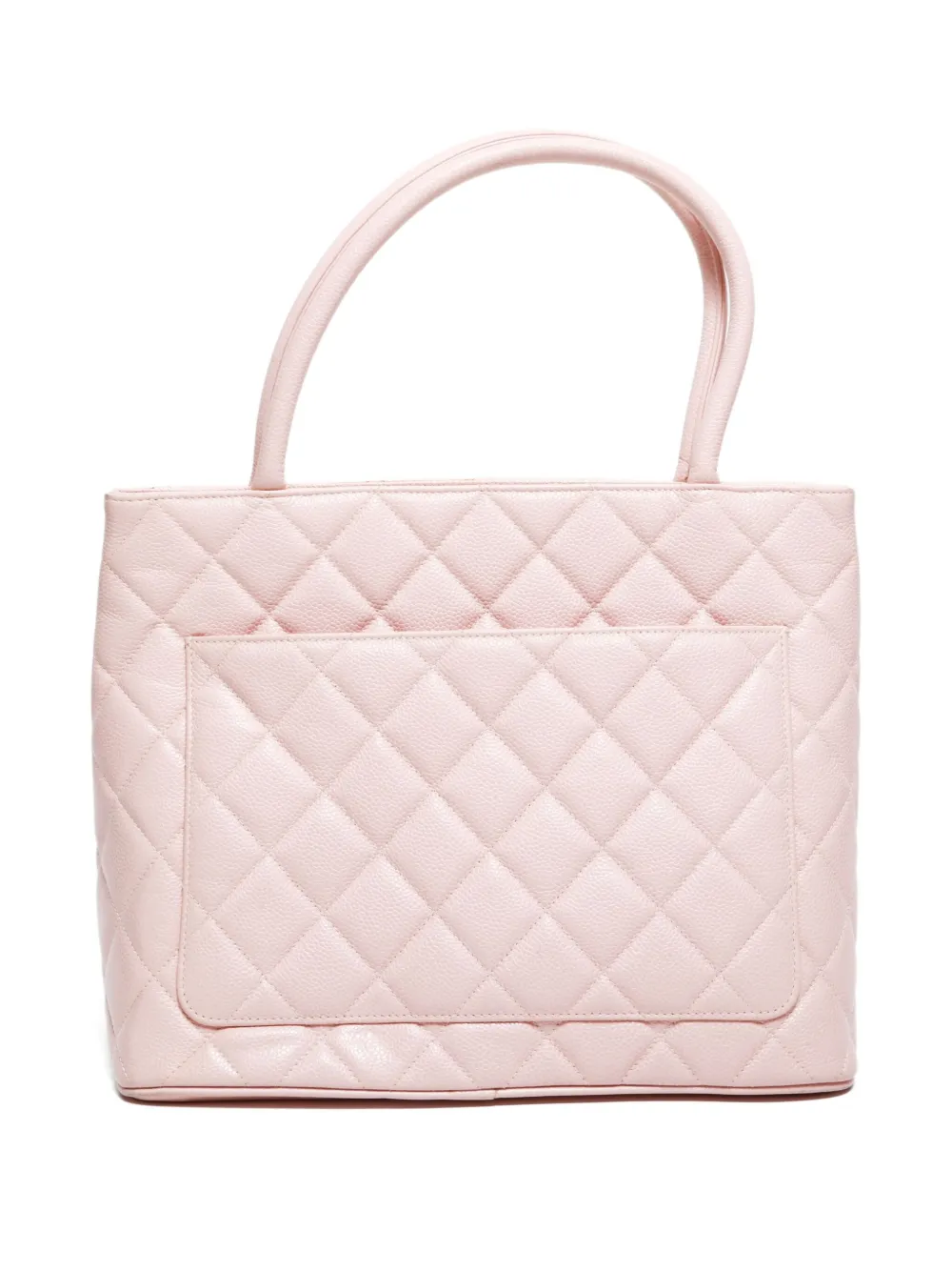 Pre-owned Chanel 2002-2003 Medallion Tote Bag In Pink