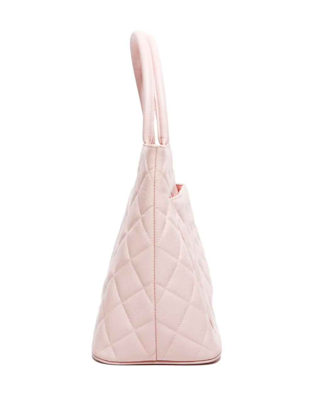 Pre-owned Chanel 2002-2003 Medallion Tote Bag In Pink