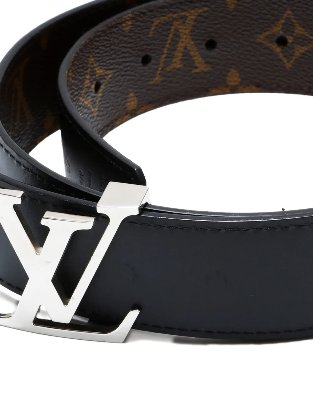 Louis Vuitton Pre-Owned 2012s Monogram LV-buckle belt | Women | Image 2