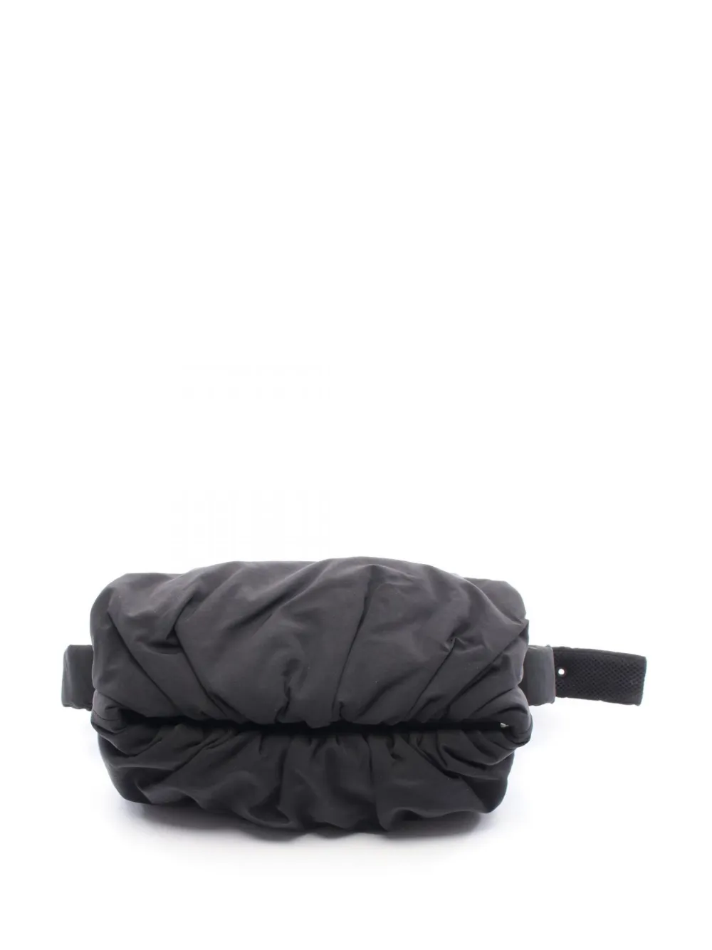 Pre-owned Bottega Veneta 2013-2025 Nylon The Body Pouch Belt Bag In Black