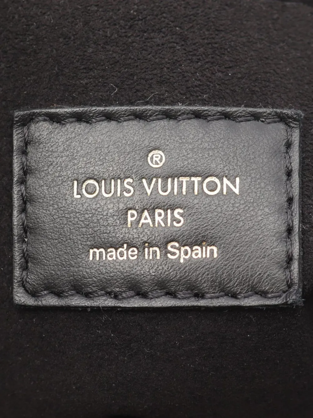 Pre-owned Louis Vuitton 2021-2025 Monogram On My Side Pm Satchel In Black