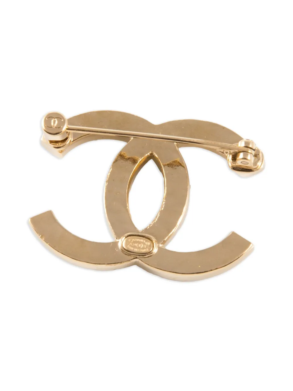 CHANEL Pre-Owned 2000s logo-motif brooch | Image 2
