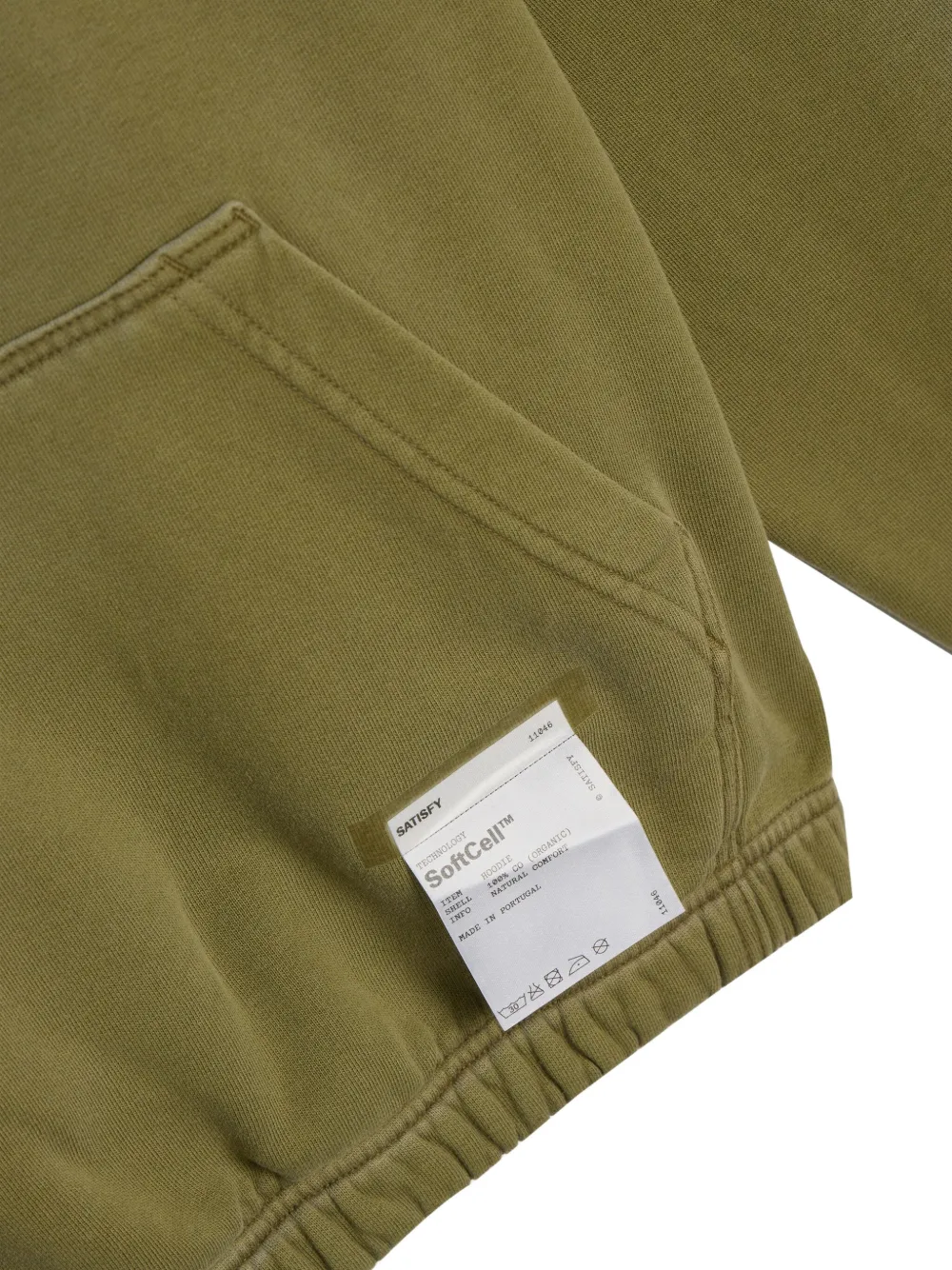 Satisfy Organic Cotton Hoodie In Green