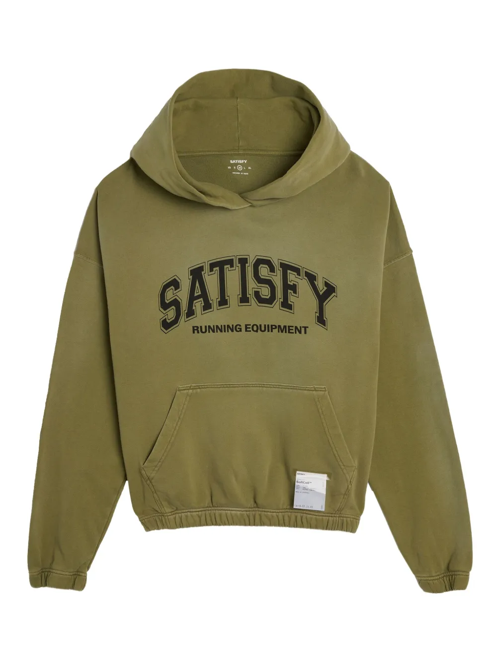 Satisfy organic cotton hoodie | Green | Image 1