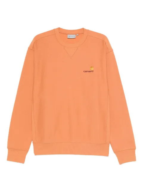 Carhartt WIP sudadera con cuello redondo y logo bordado