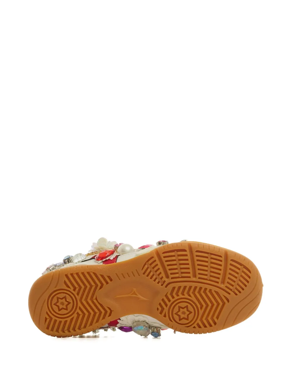 Comme Des Garcons Girl Cdg Girl X Mizuno Embellished School Sneakers In White
