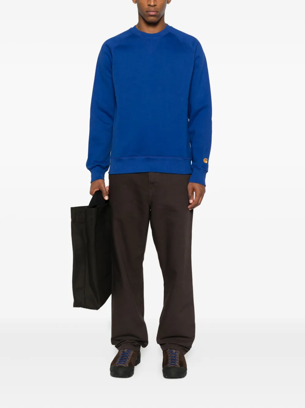 Carhartt WIP raglan-sleeve crew-neck sweatshirt - Blauw