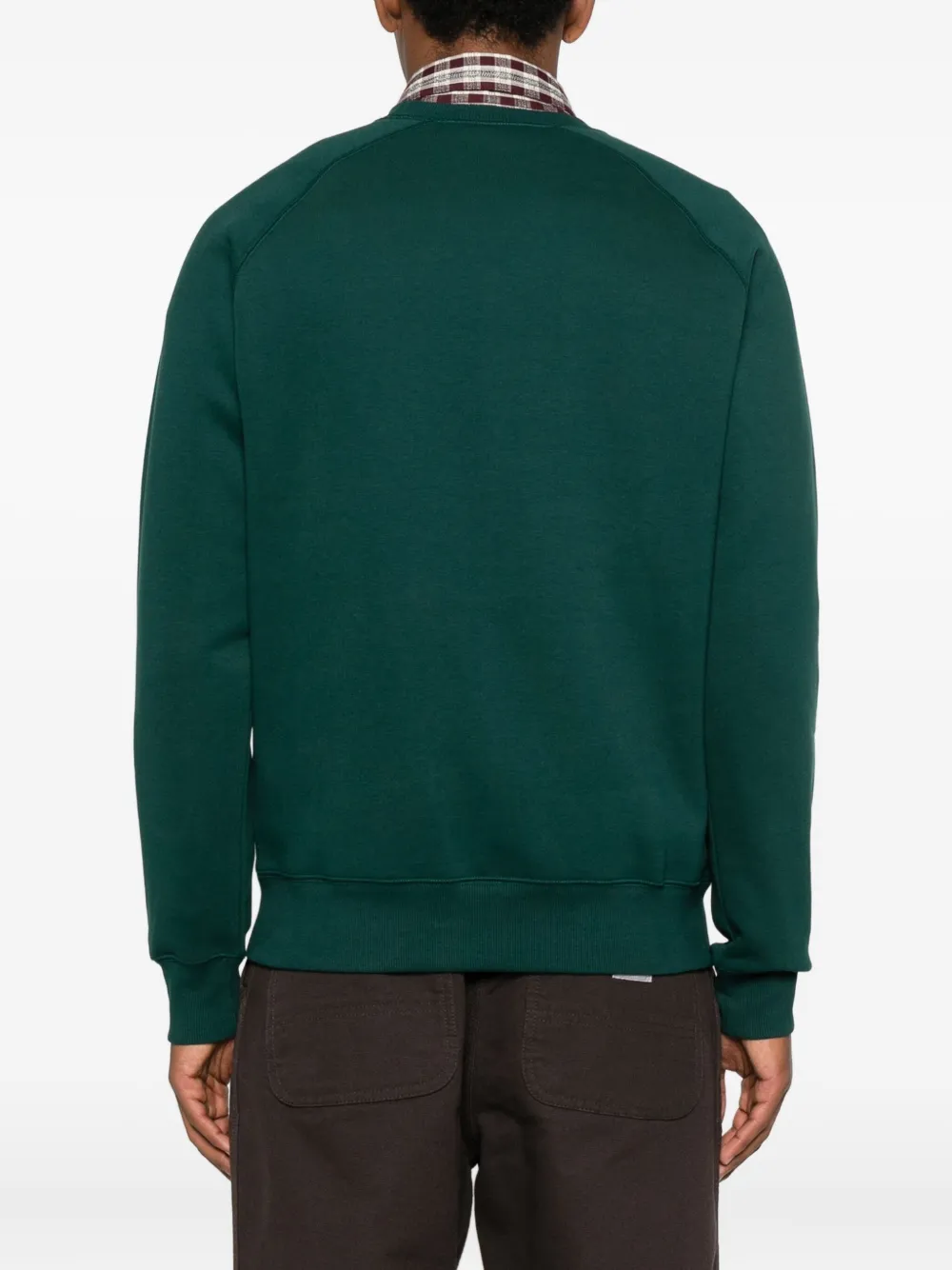 Carhartt Chase Crew-neck Sweatshirt In Green