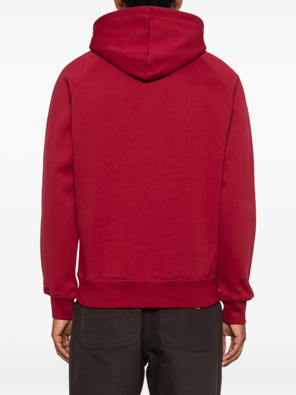 Carhartt Hooded Chase Sweatshirt In Red