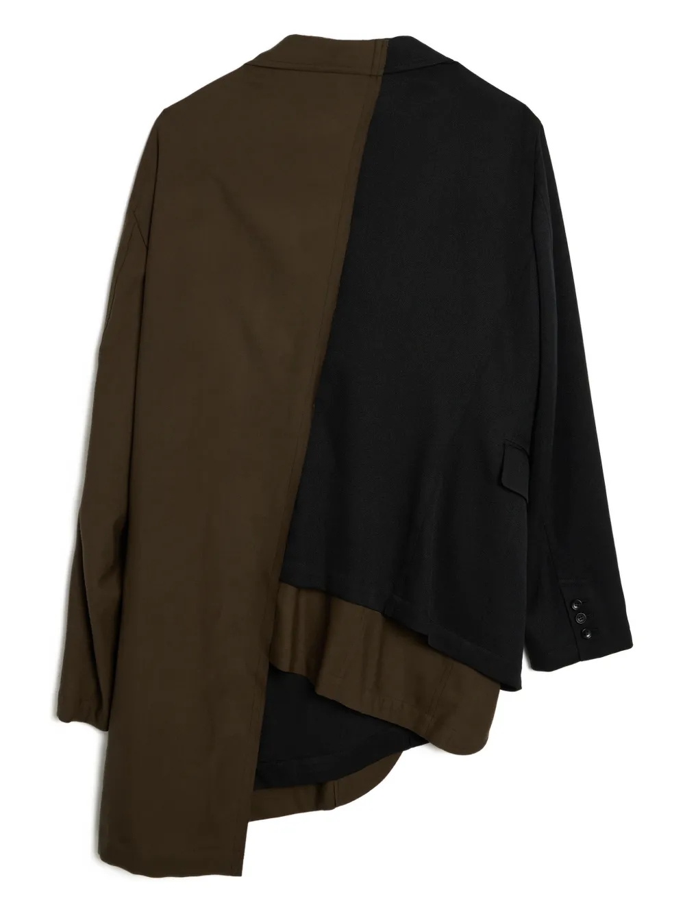 Comme des Garçons Homme Plus button-fastening blazer Zwart