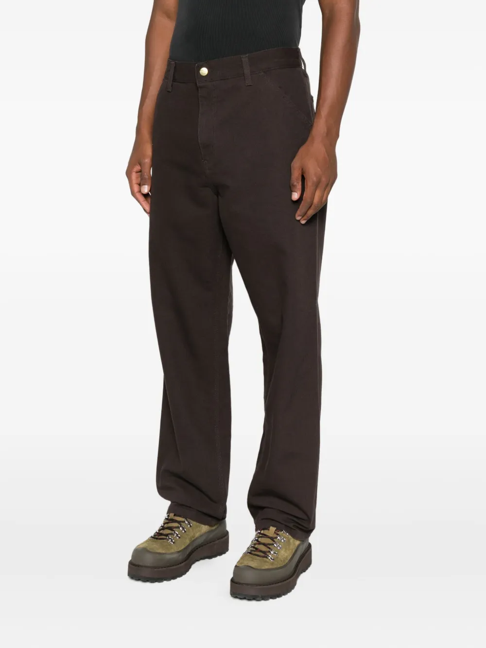 Carhartt WIP Trainingsbroek van biologisch katoen Bruin