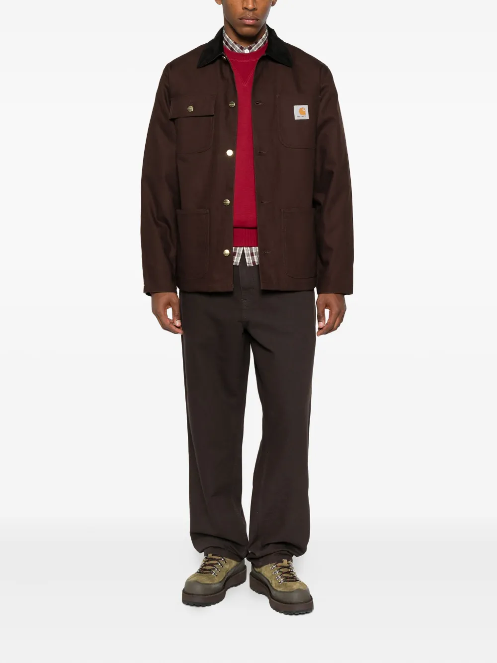 Carhartt WIP Trainingsbroek van biologisch katoen - Bruin