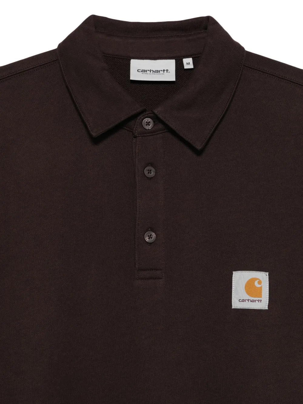 Carhartt WIP Sweater met logopatch Bruin