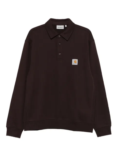 Carhartt WIP logo-patch polo sweatshirt