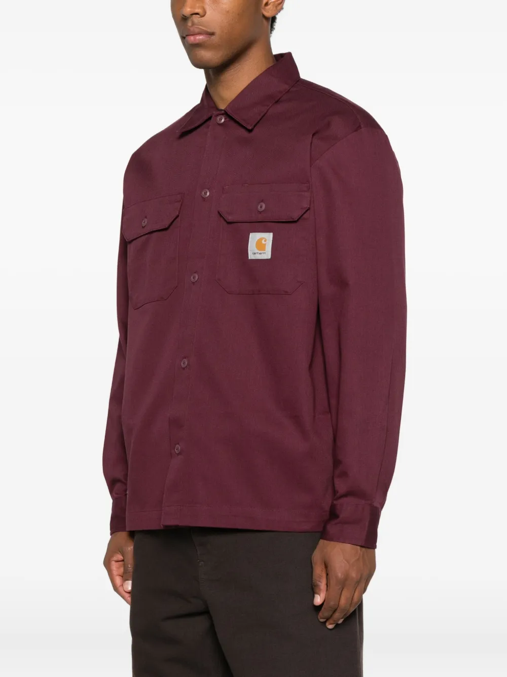 Carhartt WIP Craft overhemd Paars