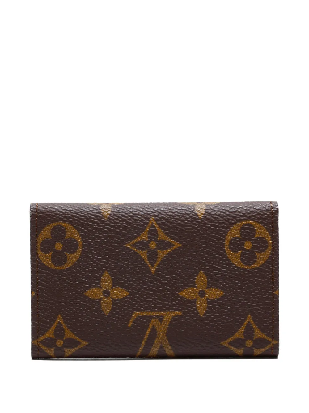 Pre-owned Louis Vuitton 1990s Monogram Key Case In Brown