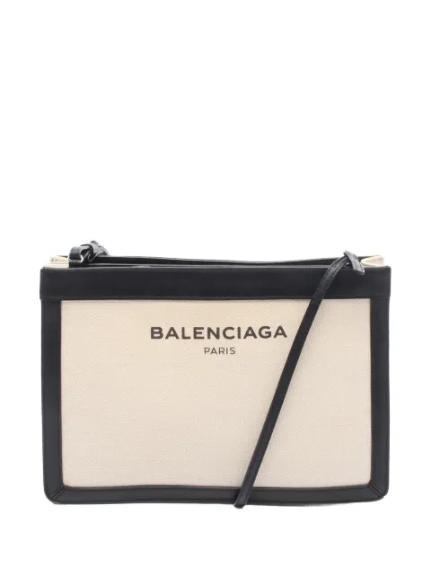 Balenciaga Pre-Owned 2000-2025 Canvas Navy Pochette crossbody bag
