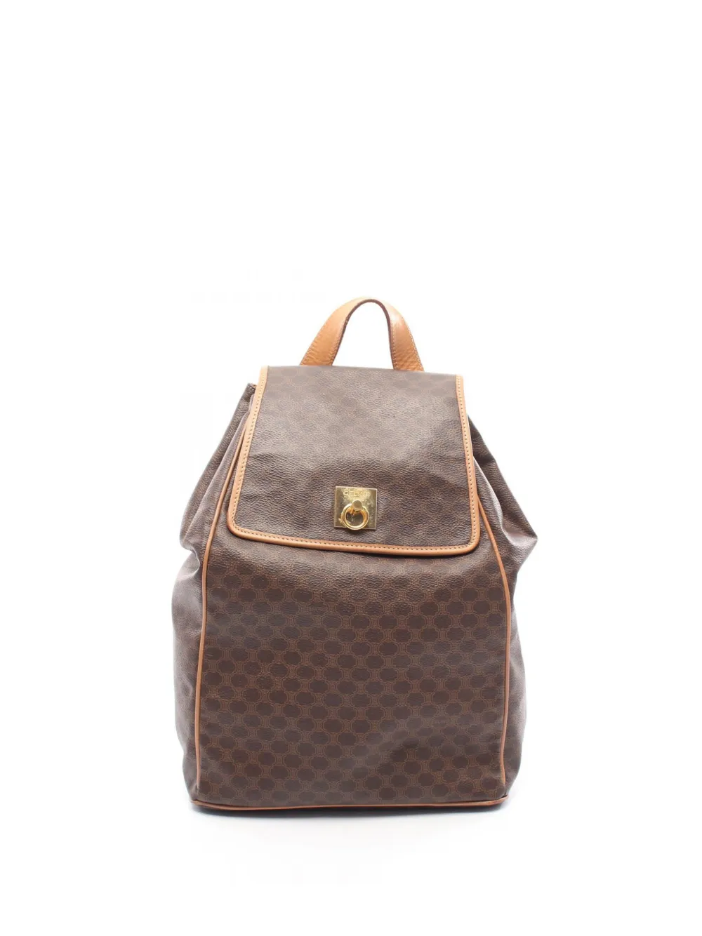 Celine Pre-Owned 2015 Macadam Coated Canvas backpack | Brown | Image 1