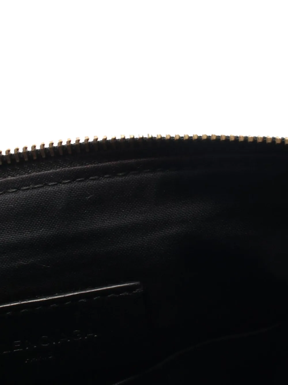 Balenciaga Pre-Owned 2018-2025 Lambskin Motocross Logo Print Classic clutch bag | Pre-Owned | Image 2