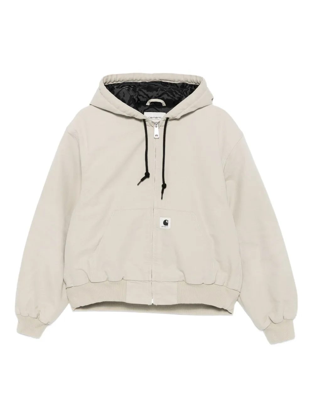 Carhartt WIP hooded zip-up jacket | Neutrals | Image 1