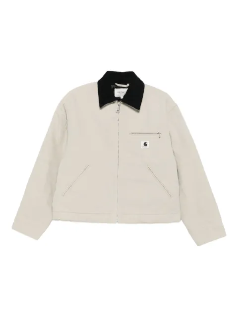 Carhartt WIP corduroy-collar zip-front jacket
