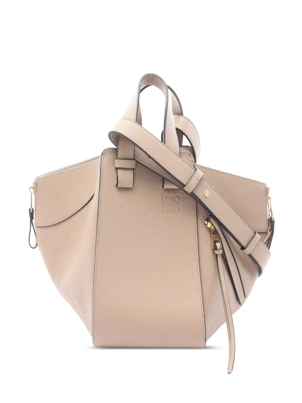 Loewe Pre-Owned 2021 Small Grained Calfskin Hammock Bag satchel | Brown | Image 1