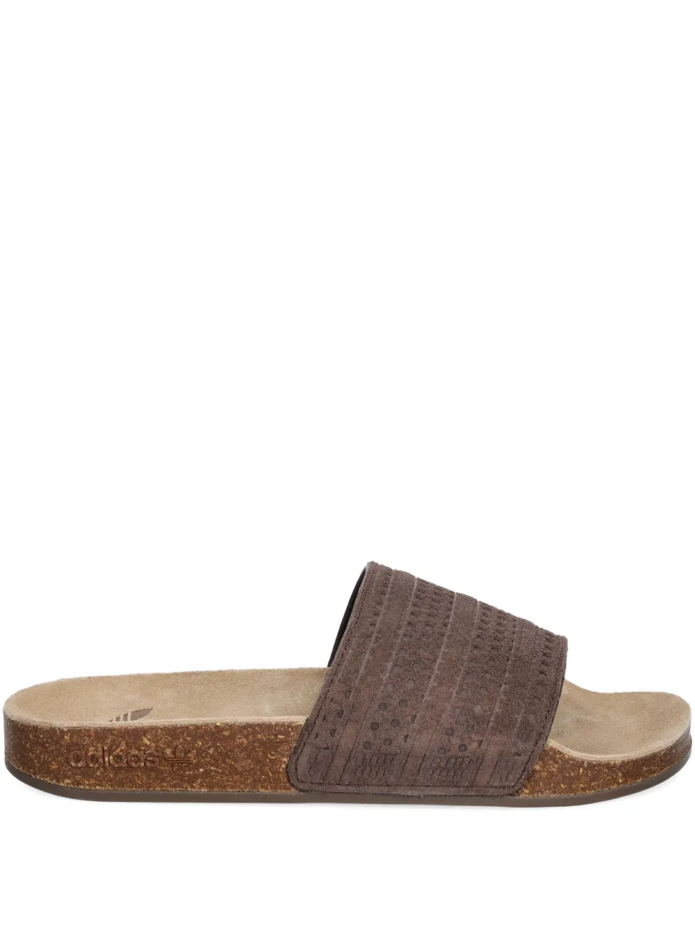 adidas Adilette patterned sandal | Brown | Image 1