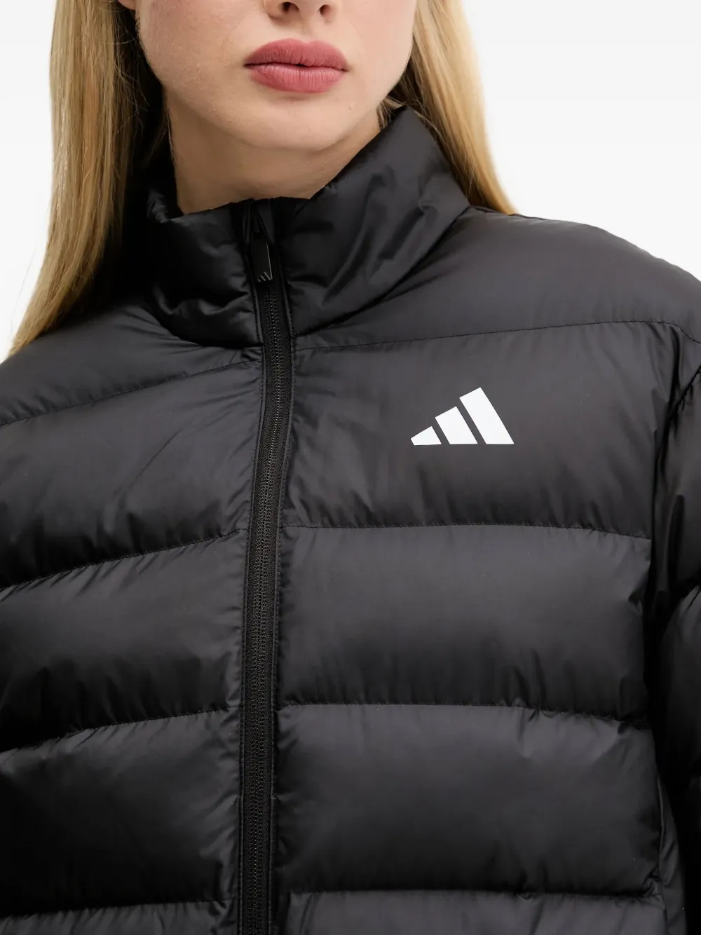 adidas Jack met drie strepen en logo Zwart