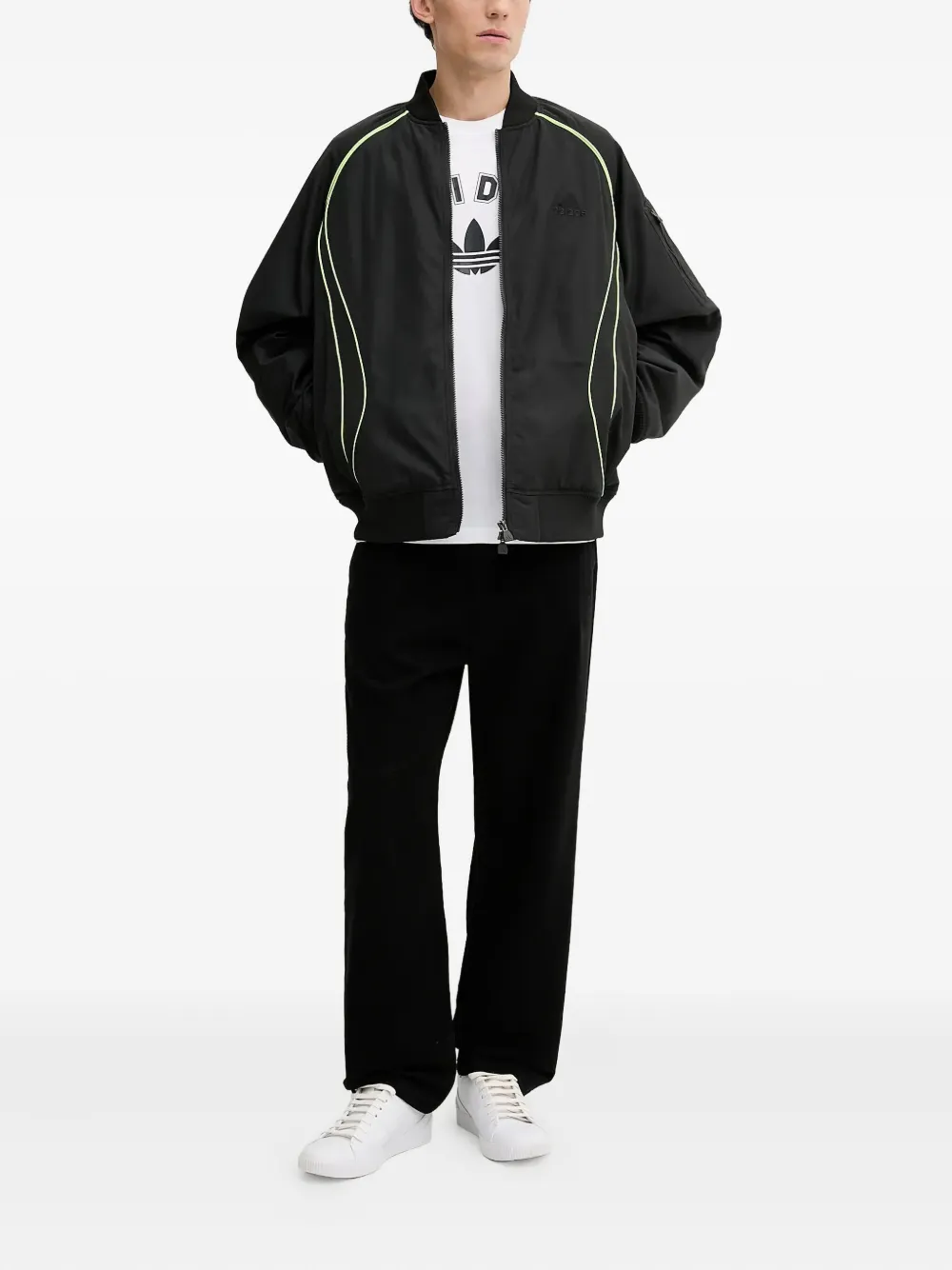 adidas zip bomber jacket | Bomber Jackets | Image 2
