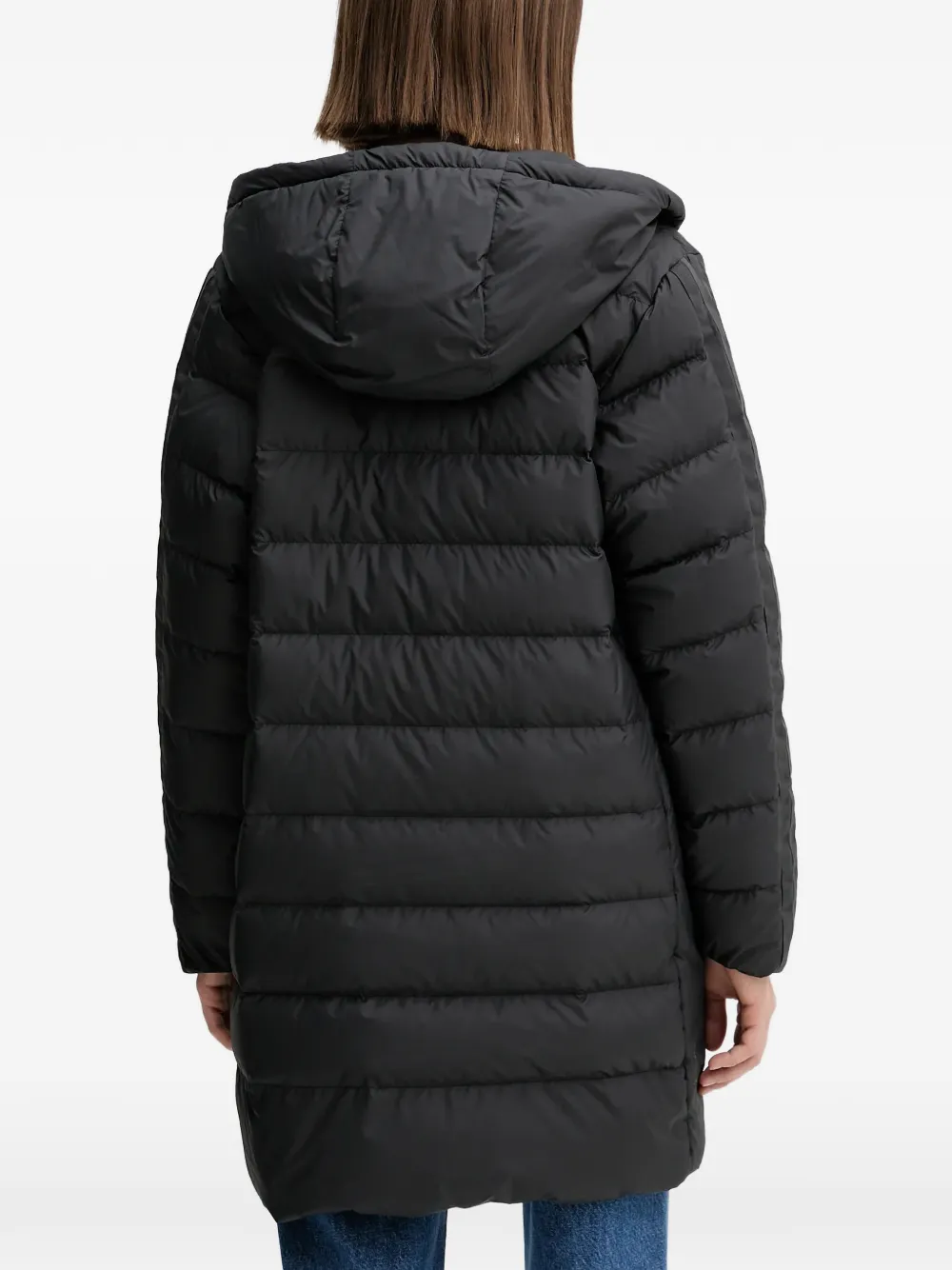 adidas padded hooded coat Zwart