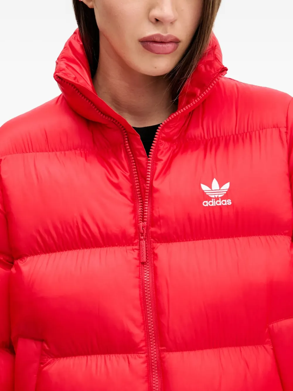 adidas Donsjack met rits Rood