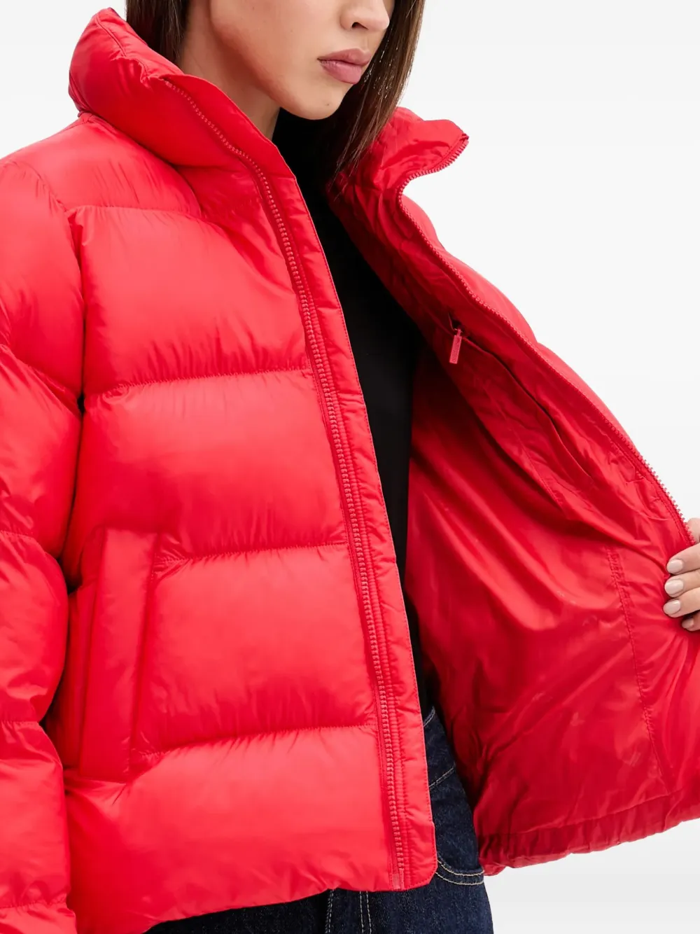 adidas Donsjack met rits Rood