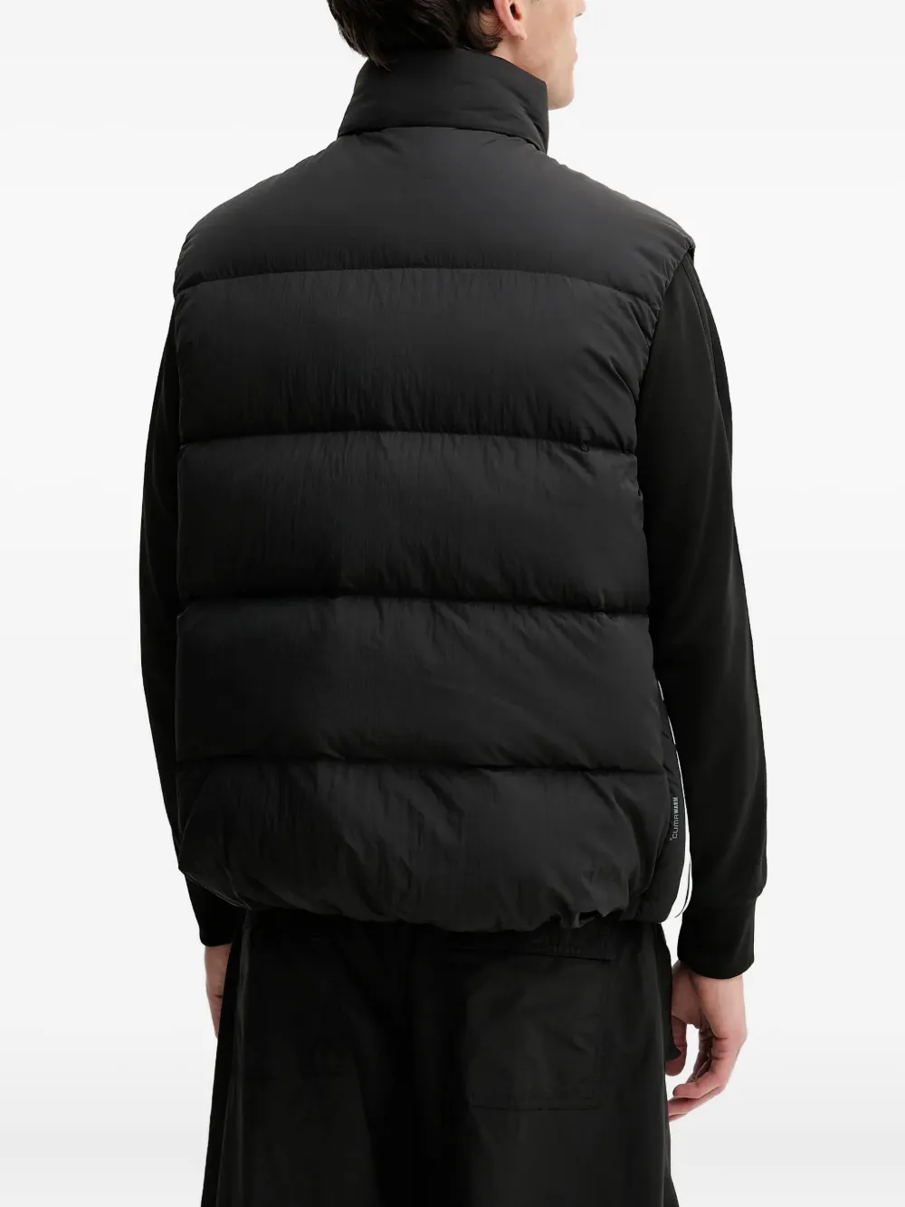 Adidas Originals 3-stripes Padded Gilet In Black