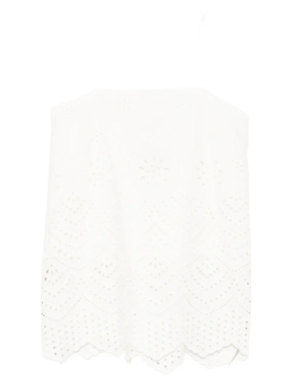 Bambah Canotta Eyleet - Bianco