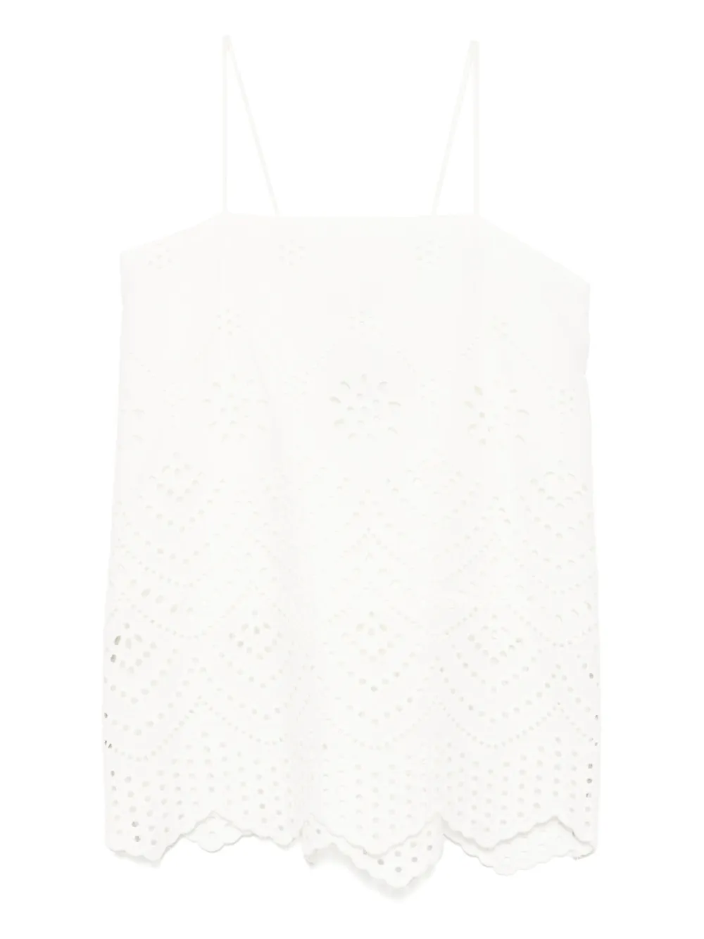 Bambah Eyelet tank top | White | Image 1