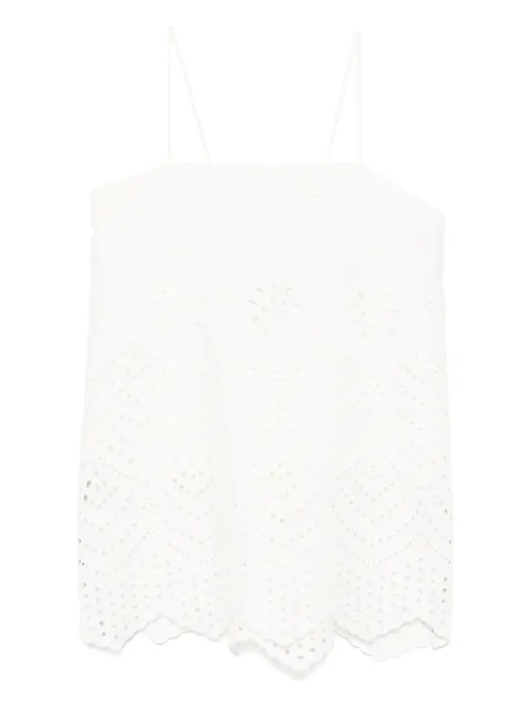 Bambah camiseta Eyelet 