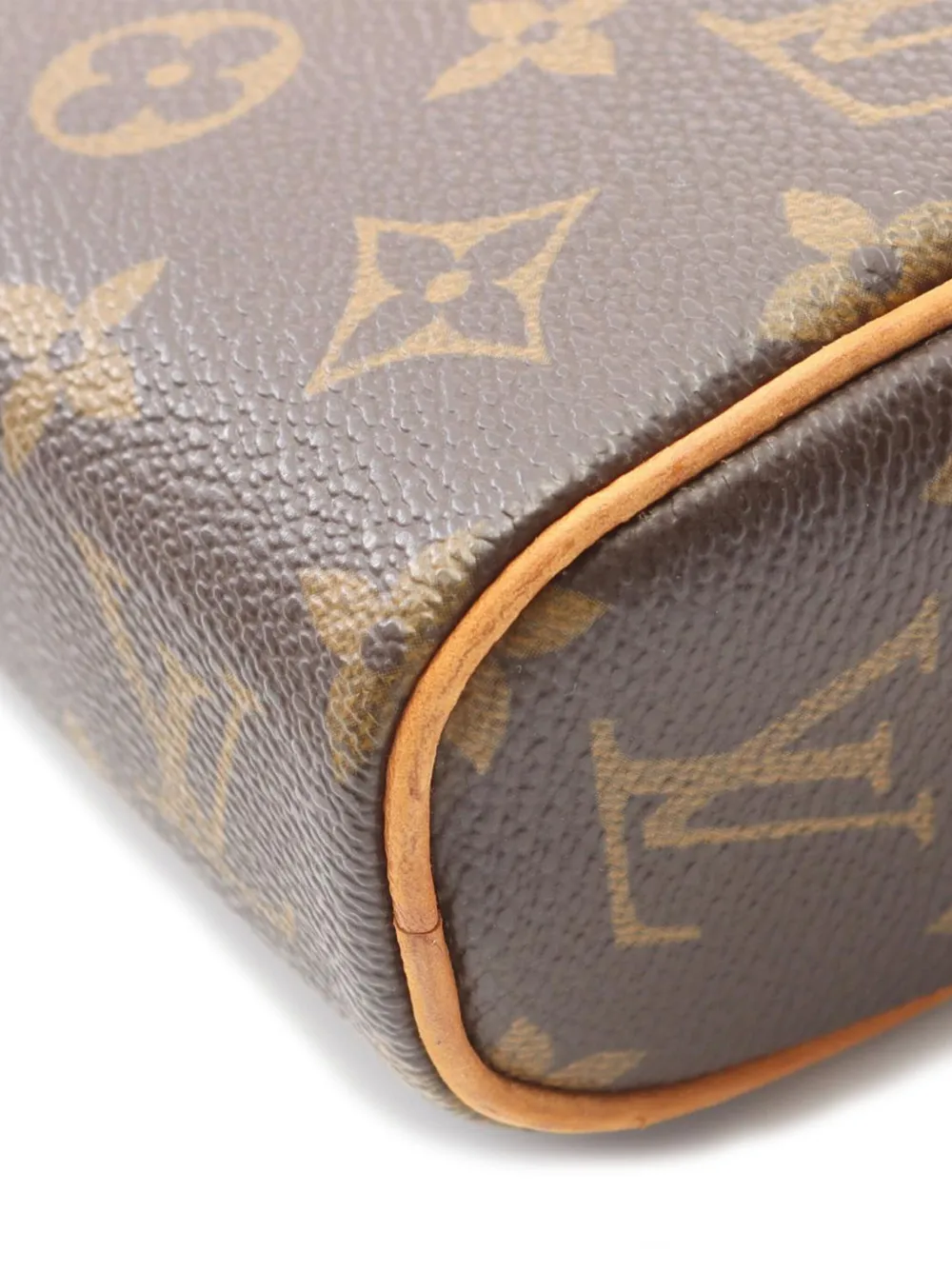Pre-owned Louis Vuitton 2003 Monogram Sonatine Handbag In Brown