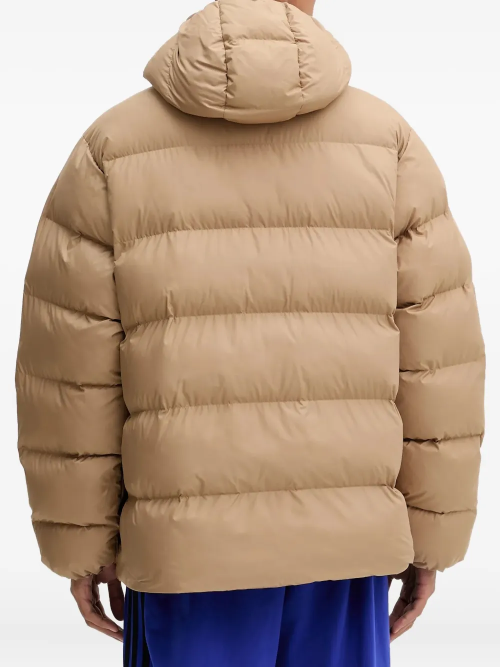 adidas Gewatteerd jack met capuchon Bruin