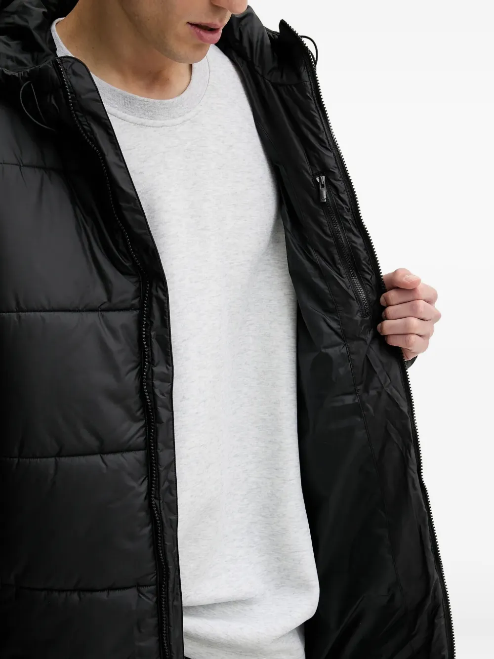 adidas Jack met capuchon en rits Zwart