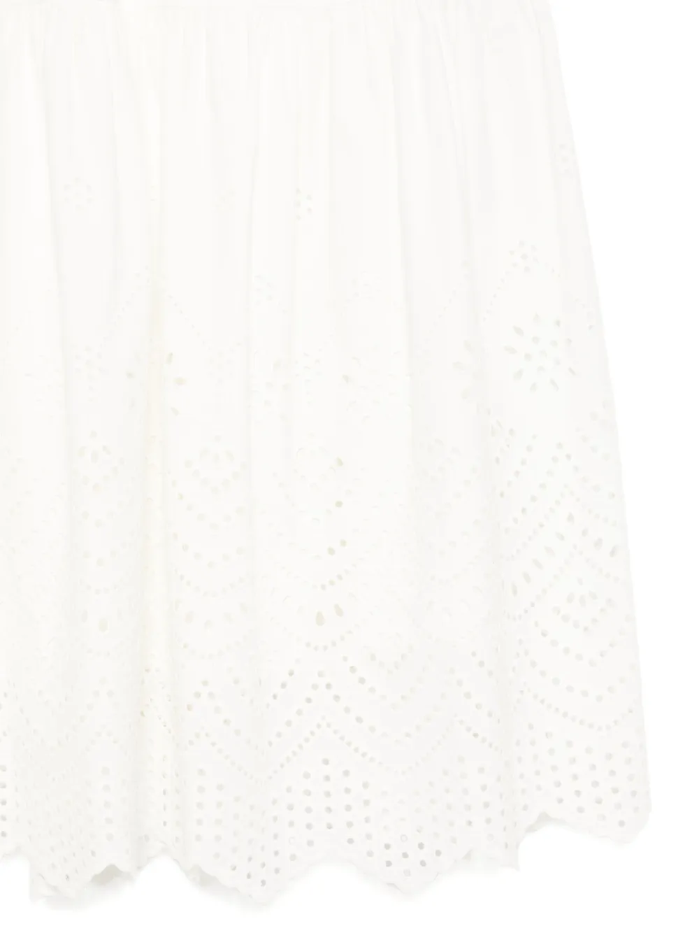 Bambah Eyelet maxi-rok Wit