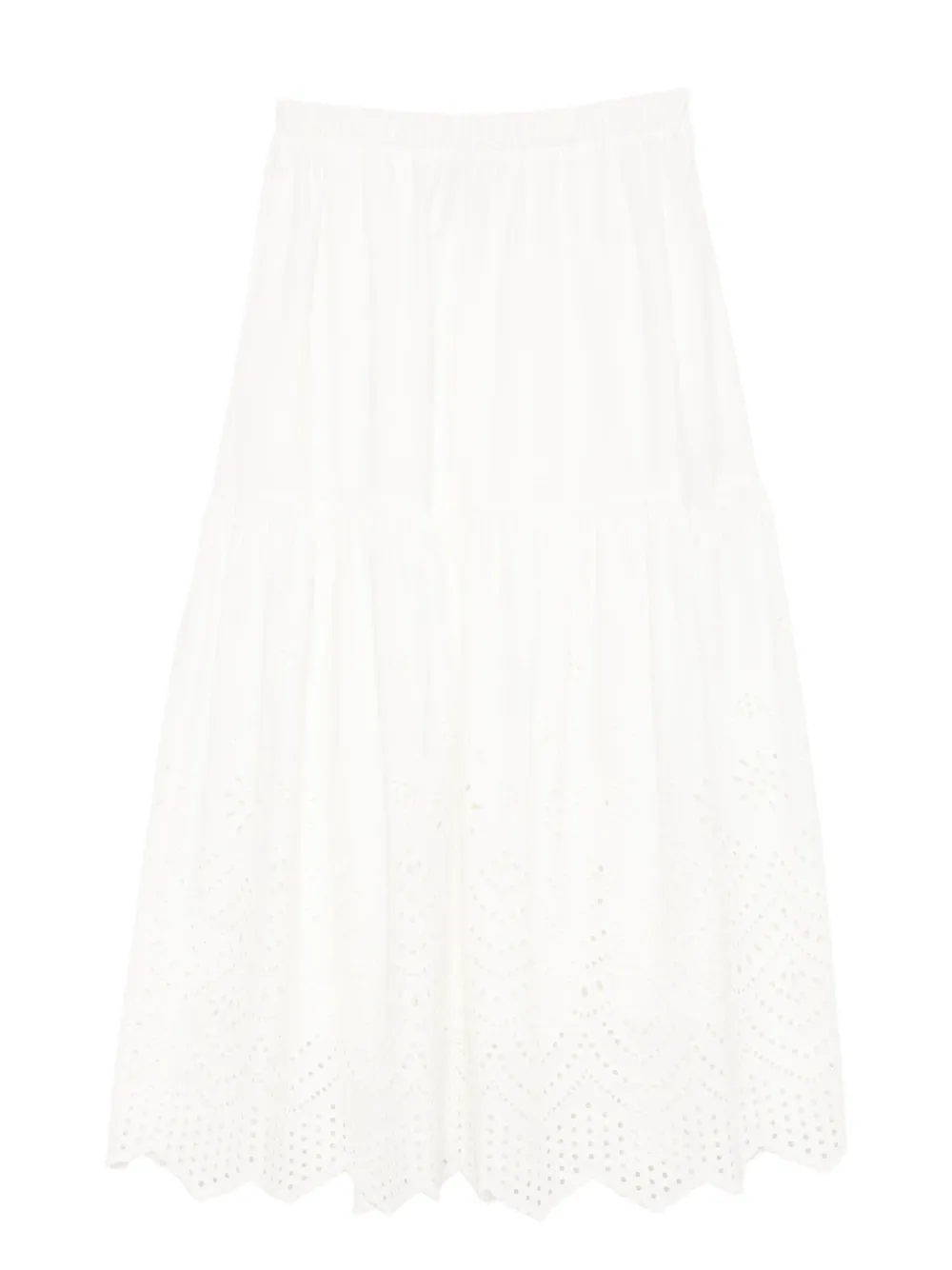 Bambah Eyelet maxi skirt | White | Image 1