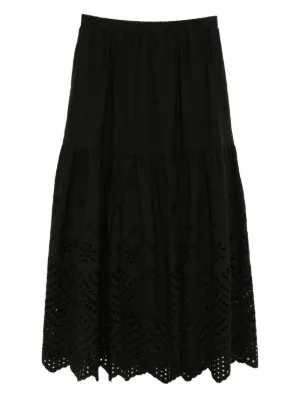 Alchemy x Lia Aram Tulle Maxi Skirt | Black | FARFETCH
