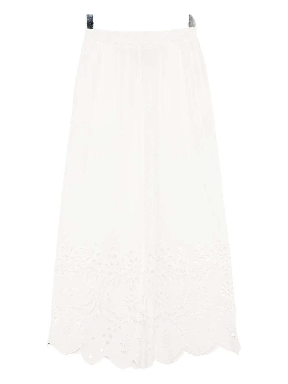 Bambah Eyelet Trousers In White