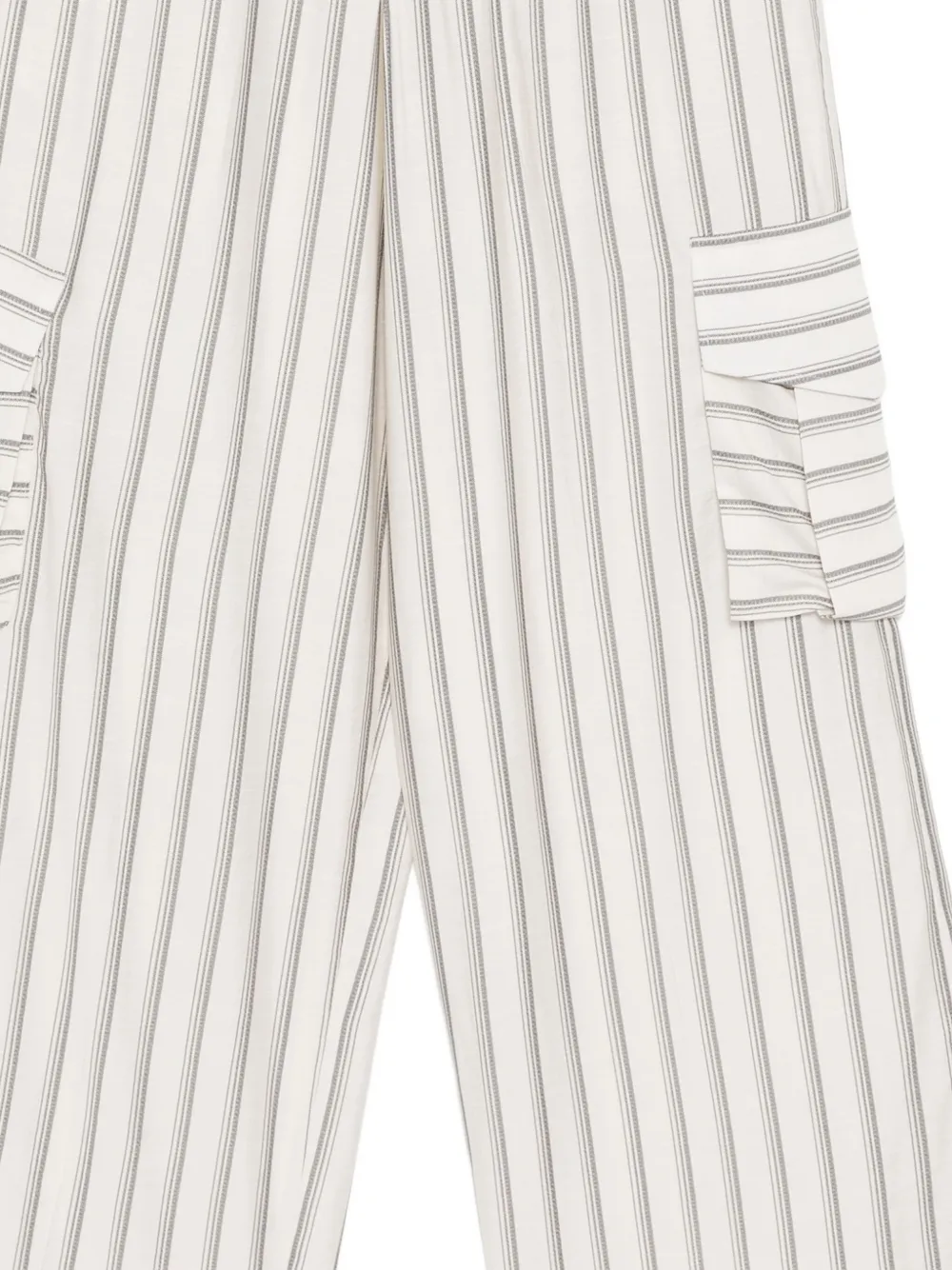 Bambah Hannah Striped Trousers In Neutral