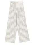 Bambah Hannah striped trousers - Neutrals
