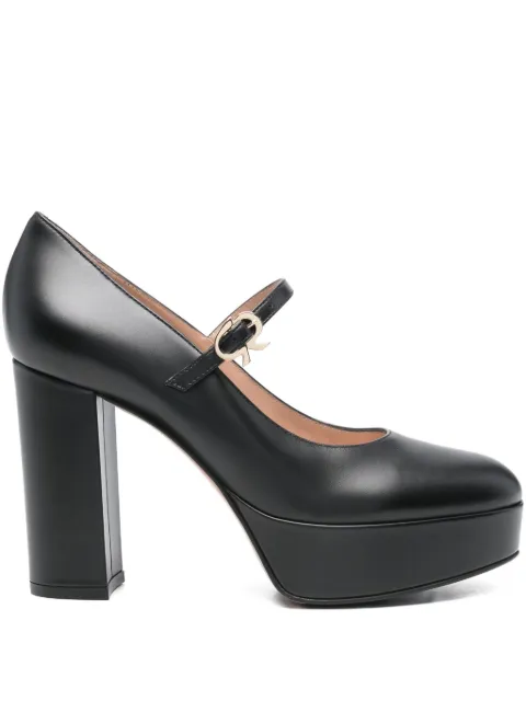 Gianvito Rossi 105mm platform strap pumps