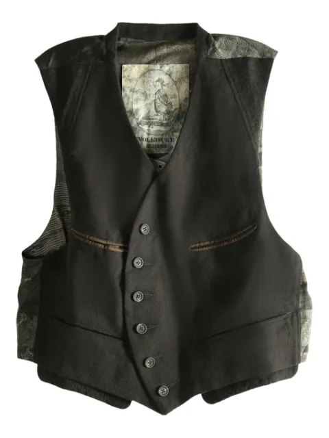 Ziggy Chen button wool gilet