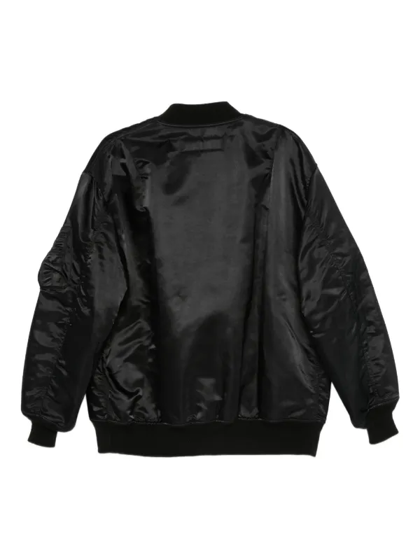 Comme Des Garçons Homme サテン ボンバージャケット | ブラック 