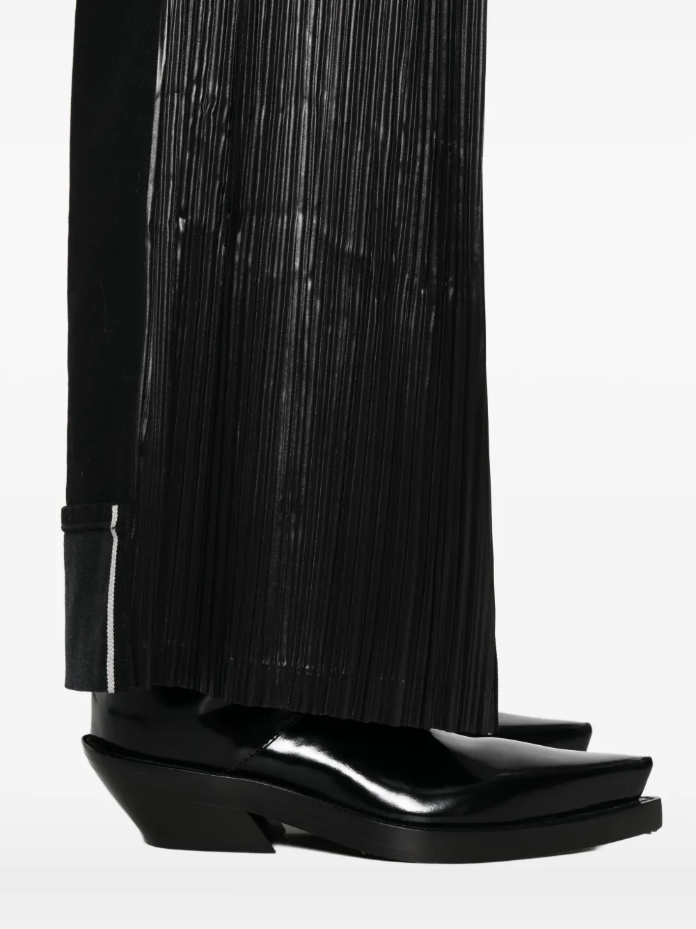 Junya Watanabe Rolled-hem Casual Pants In Black