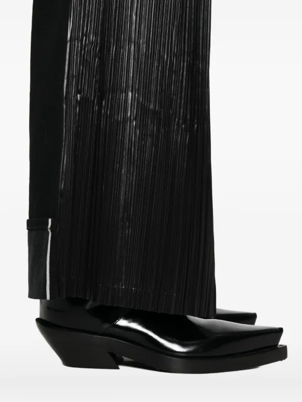 Junya Watanabe pleated-panel Pants | Black | FARFETCH